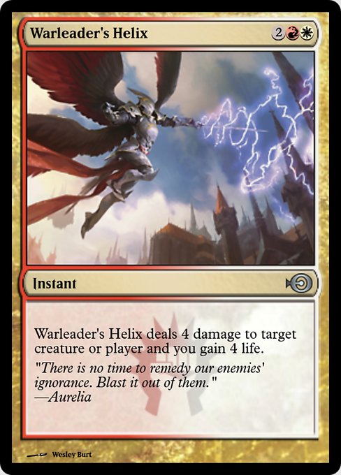 Magic the Gathering Card - Warleader's Helix - MTG Circle