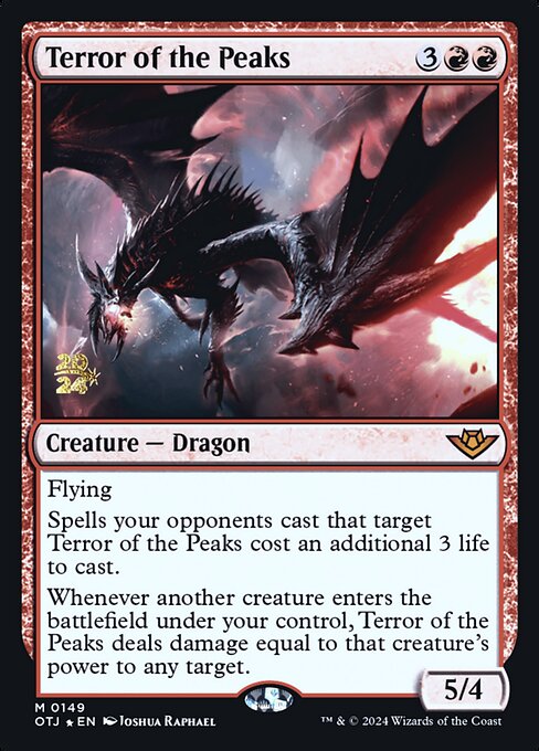 Magic the Gathering Card - Terror of the Peaks - MTG Circle