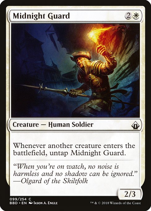 Magic the Gathering Card - Midnight Guard - MTG Circle