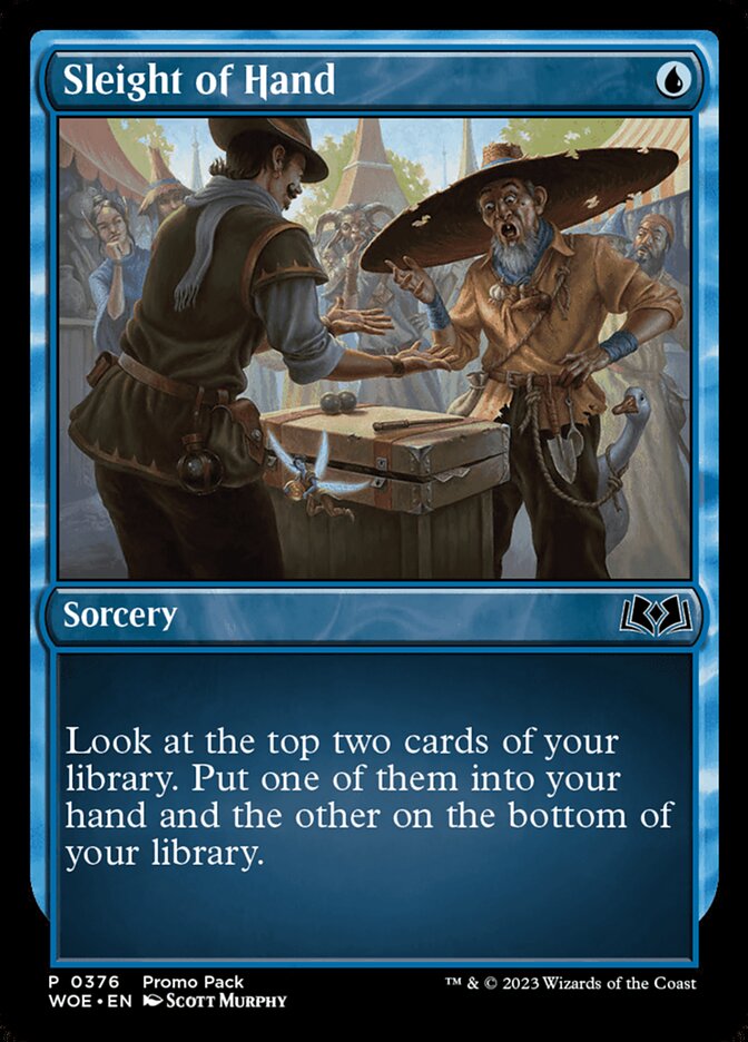 Magic the Gathering Card - Sleight of Hand - MTG Circle