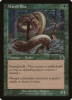 Magic the Gathering Card - Marsh Boa - MTG Circle