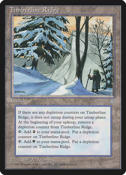 Magic the Gathering Card - Timberline Ridge - MTG Circle