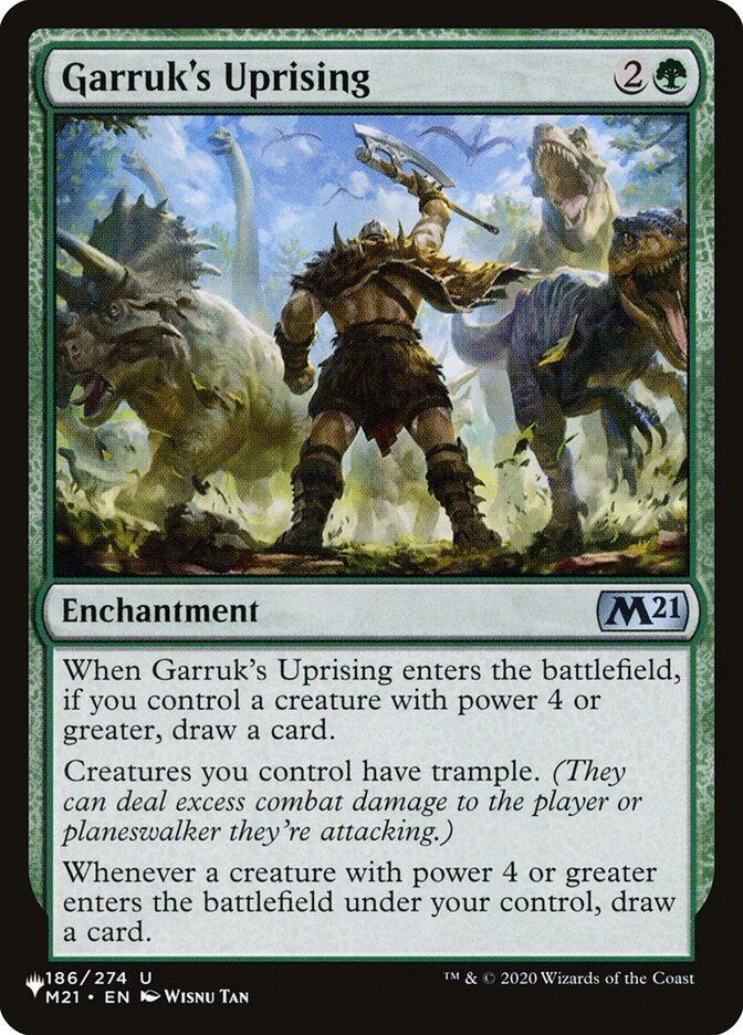 Magic the Gathering Card - Garruk's Uprising - MTG Circle