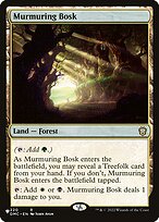 Magic the Gathering Card - Murmuring Bosk - MTG Circle