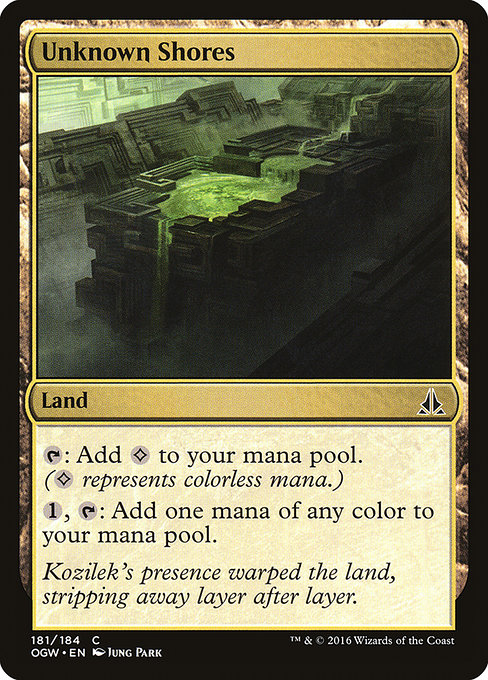 Magic the Gathering Card - Unknown Shores - MTG Circle