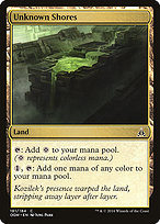 Magic the Gathering Card - Unknown Shores - MTG Circle