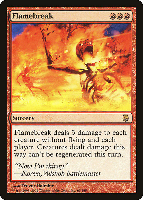 Magic the Gathering Card - Flamebreak - MTG Circle