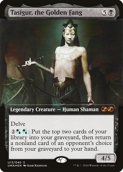 Magic the Gathering Card - Tasigur, the Golden Fang - MTG Circle