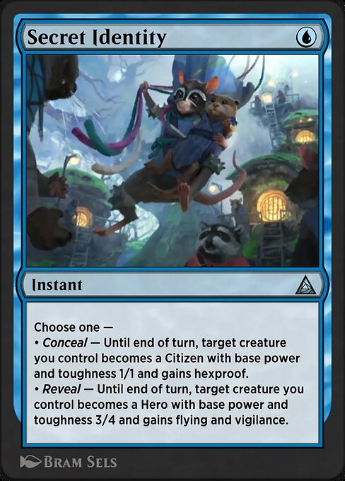 Magic the Gathering Card - Secret Identity - MTG Circle