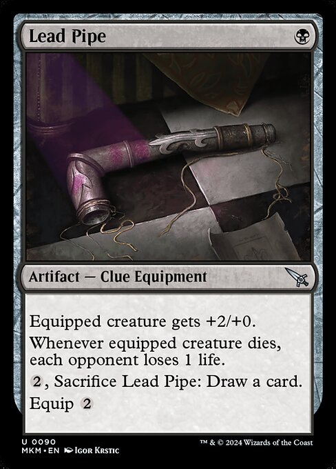 Magic the Gathering Card - Lead Pipe - MTG Circle