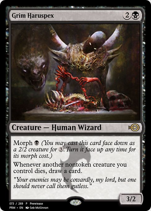 Magic the Gathering Card - Grim Haruspex - MTG Circle