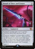 Magic the Gathering Card - Sword of Once and Future - MTG Circle