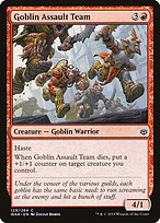 Magic the Gathering Card - Goblin Assault Team - MTG Circle