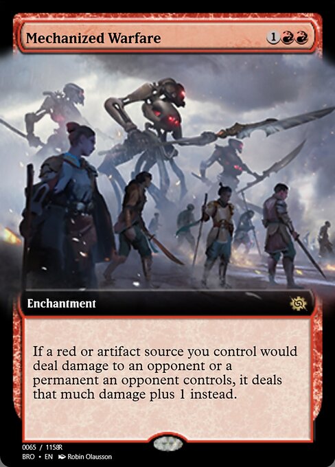 Magic the Gathering Card - Mechanized Warfare - MTG Circle