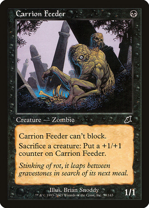 Magic the Gathering Card - Carrion Feeder - MTG Circle