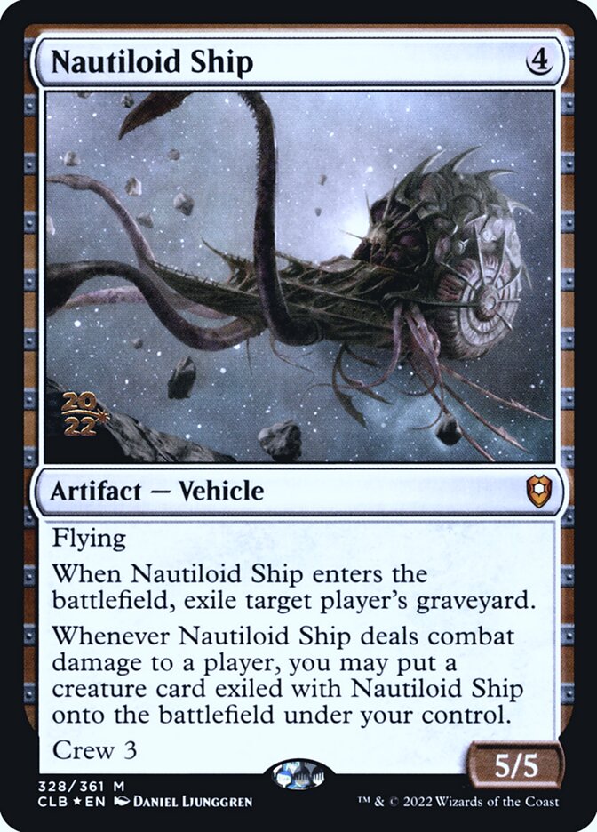 Magic the Gathering Card - Nautiloid Ship - MTG Circle