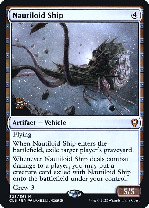 Magic the Gathering Card - Nautiloid Ship - MTG Circle