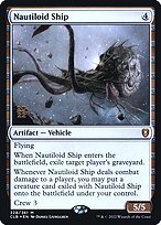 Magic the Gathering Card - Nautiloid Ship - MTG Circle