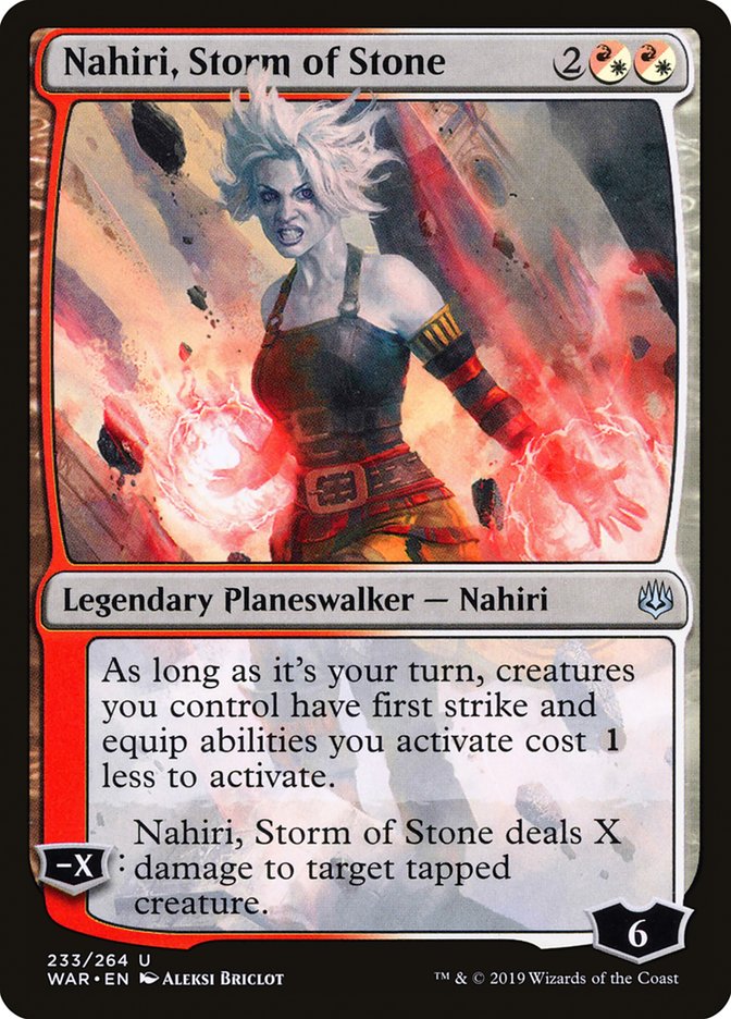 Magic the Gathering Card - Nahiri, Storm of Stone - MTG Circle