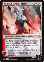 Magic the Gathering Card - Nahiri, Storm of Stone - MTG Circle