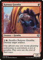 Magic the Gathering Card - Ruinous Gremlin - MTG Circle