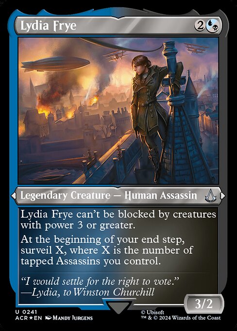 Magic the Gathering Card - Lydia Frye - MTG Circle