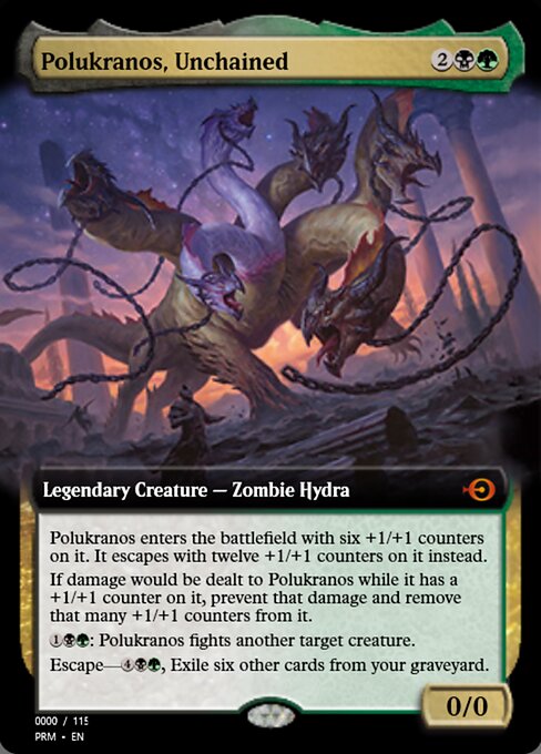 Magic the Gathering Card - Polukranos, Unchained - MTG Circle