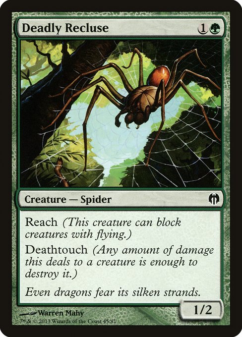 Magic the Gathering Card - Deadly Recluse - MTG Circle