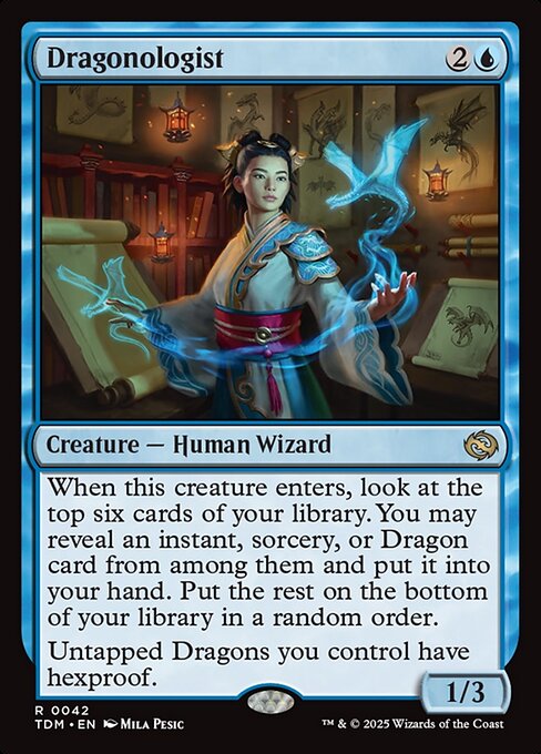 Magic the Gathering Card - Dragonologist - MTG Circle