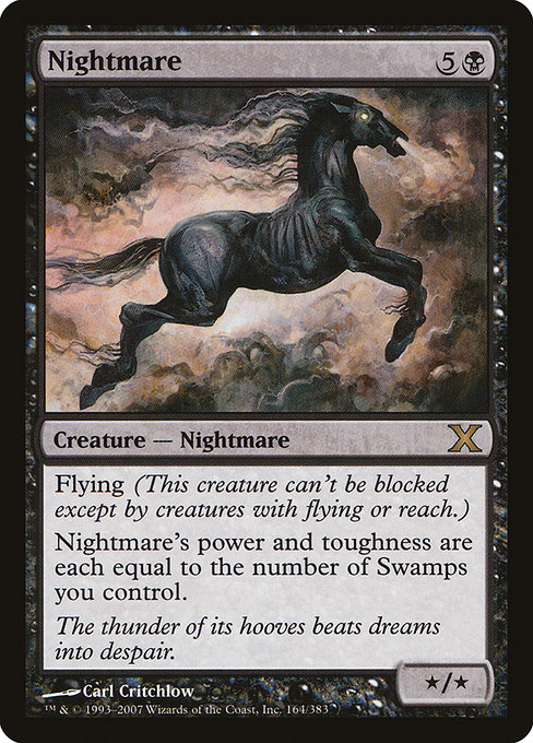 Magic the Gathering Card - Nightmare - MTG Circle
