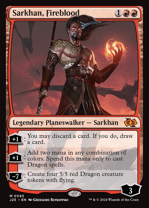 Magic the Gathering Card - Sarkhan, Fireblood - MTG Circle
