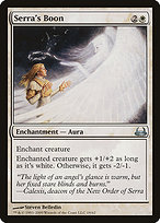 Magic the Gathering Card - Serra's Boon - MTG Circle