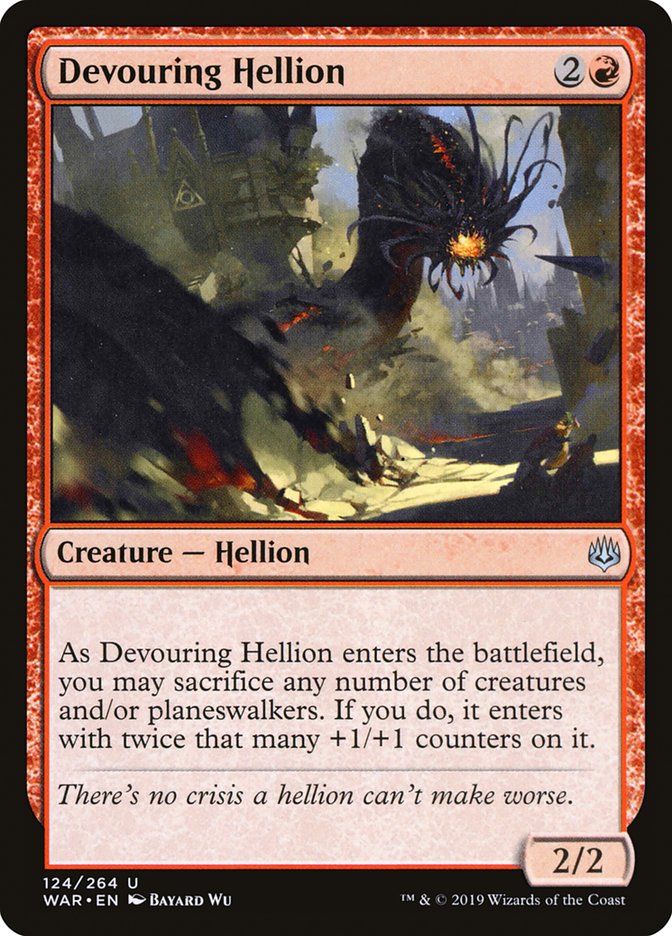 Magic the Gathering Card - Devouring Hellion - MTG Circle