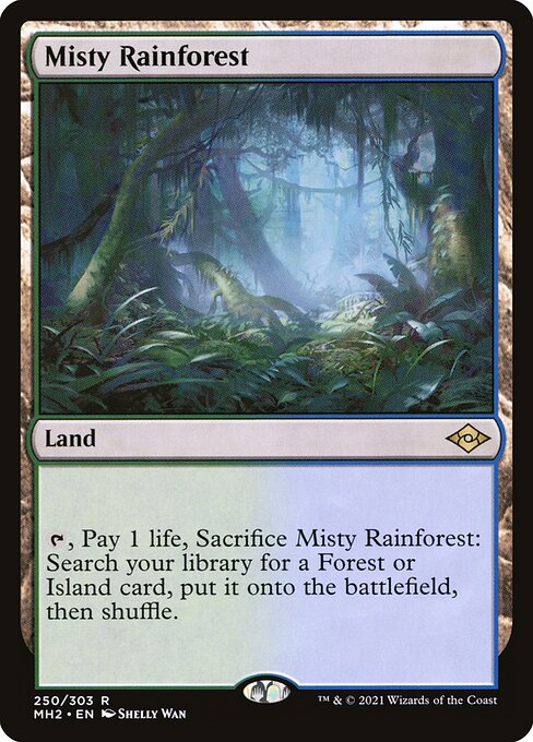 Magic the Gathering Card - Misty Rainforest - MTG Circle