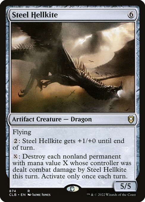 Magic the Gathering Card - Steel Hellkite - MTG Circle