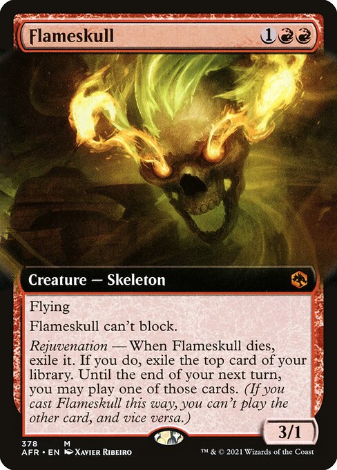 Magic the Gathering Card - Flameskull - MTG Circle