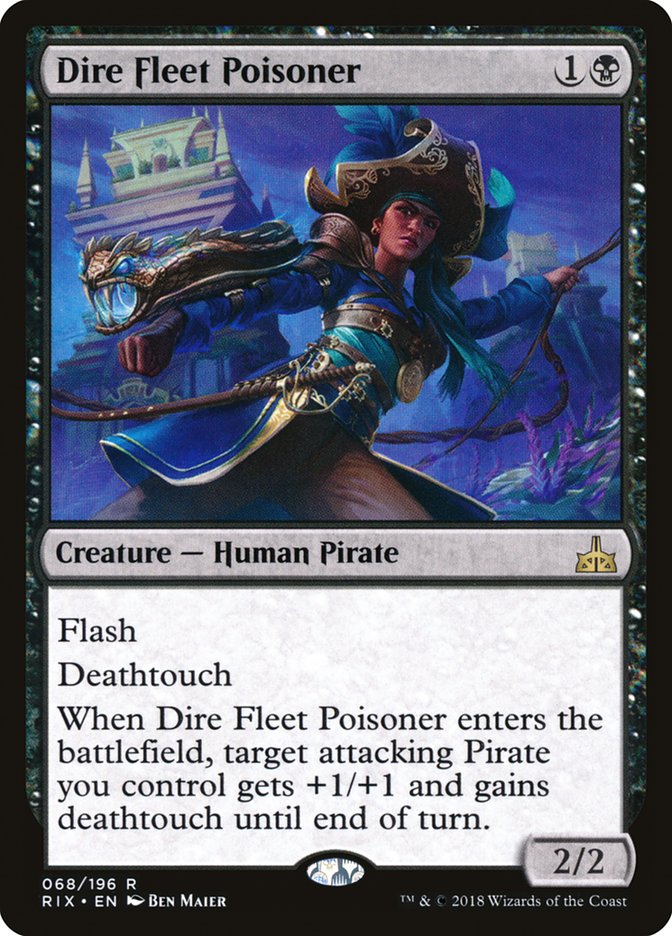 Magic the Gathering Card - Dire Fleet Poisoner - MTG Circle