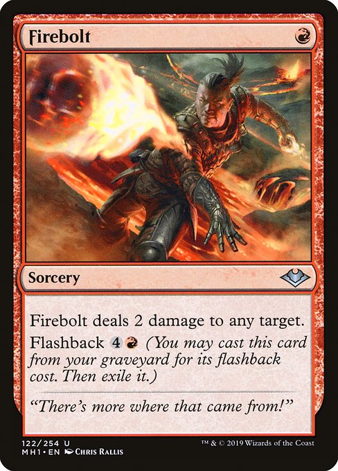 Magic the Gathering Card - Firebolt - MTG Circle