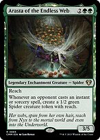 Magic the Gathering Card - Arasta of the Endless Web - MTG Circle