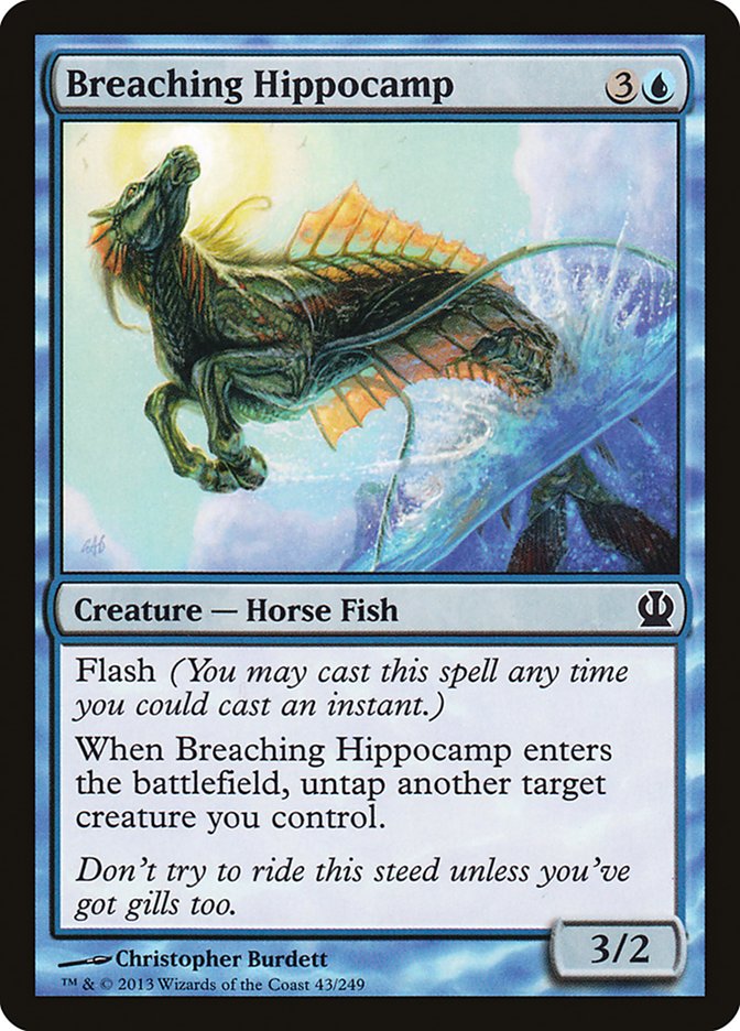Magic the Gathering Card - Breaching Hippocamp - MTG Circle