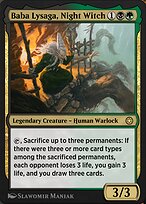 Magic the Gathering Card - Baba Lysaga, Night Witch - MTG Circle
