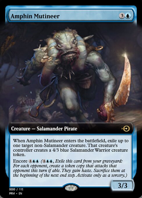 Magic the Gathering Card - Amphin Mutineer - MTG Circle