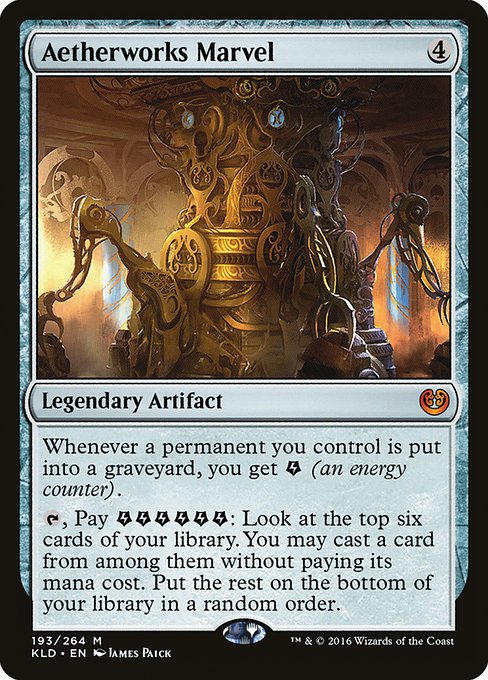 Magic the Gathering Card - Aetherworks Marvel - MTG Circle