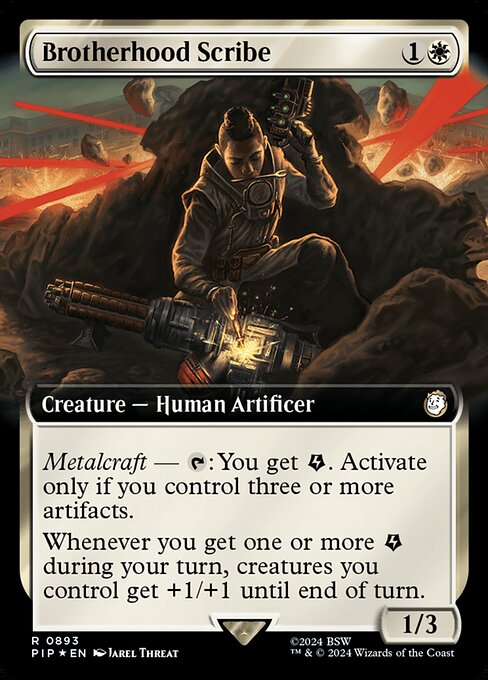 Magic the Gathering Card - Brotherhood Scribe - MTG Circle