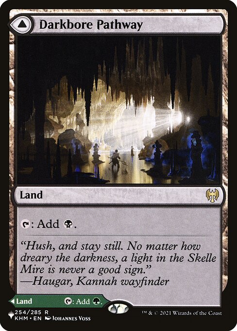 Magic the Gathering Card - Darkbore Pathway - MTG Circle