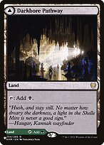 Magic the Gathering Card - Darkbore Pathway // Slitherbore Pathway - MTG Circle