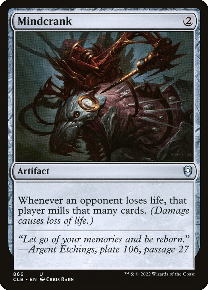 Magic the Gathering Card - Mindcrank - MTG Circle