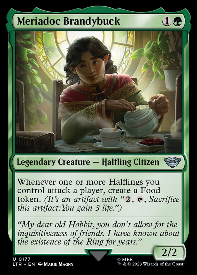 Magic the Gathering Card - Meriadoc Brandybuck - MTG Circle