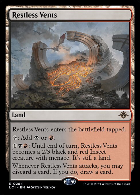 Magic the Gathering Card - Restless Vents - MTG Circle
