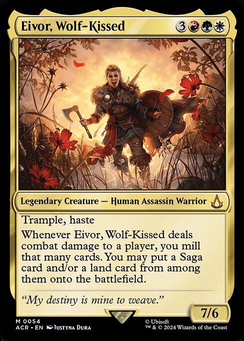 Magic the Gathering Card - Eivor, Wolf-Kissed - MTG Circle